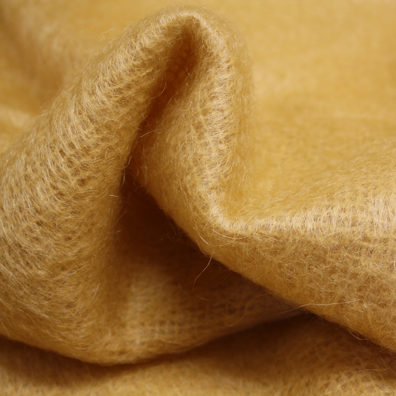 Mohair Throw - Maize