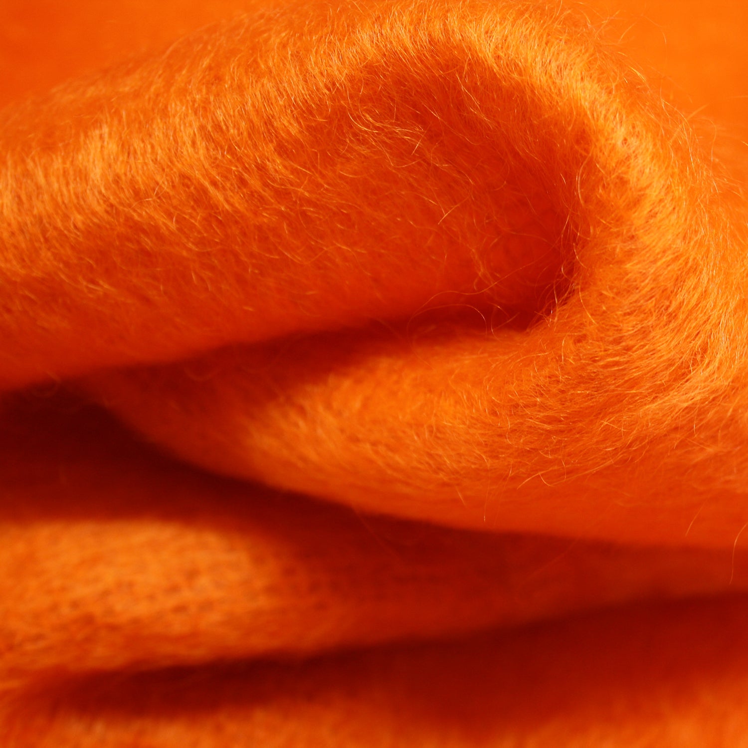 Mohair Throw - Pumpkin